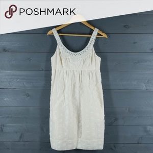 BCBG Maxazria White Babydoll Dress. Size 0.